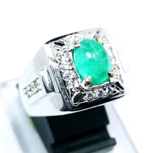 CINCIN PRIA CUSTOM TERMURAH ZAMBRUD COLOMBIA ASLI TOP QUALITY