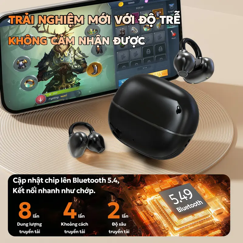 KY66 Tai Nghe Kẹp Tai, Thiết kế cầu chữ C, Công nghệ nghe hở tai, Tự động nhận dạng trái-phải, Âm thanh nổi cấp HiFi,Điều khiển cảm ứng, Chống nước IPX5, Bluetooth 5.49, Freeclip, Không có cảm giác khi đeo | BigBuy360 - bigbuy360.vn KY66 Tai Nghe Kẹp Tai, Thiết kế cầu chữ C, Công nghệ nghe hở tai, Tự động nhận dạng trái-phải, Âm thanh nổi cấp HiFi,Điều khiển cảm ứng, Chống nước IPX5, Bluetooth 5.49, Freeclip, Không có cảm giác khi đeo | BigBuy360 - bigbuy360.vn