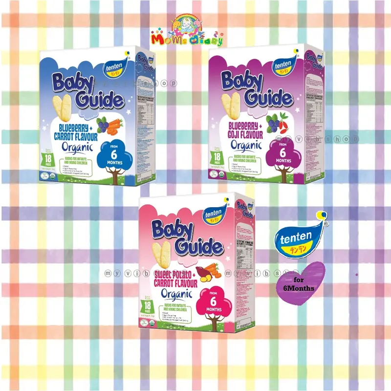 TENTEN BABY GUIDE ORGANIC RICE RUSK 36GM FOR 6 MONTHS+ (HALAL) - TikTok ...