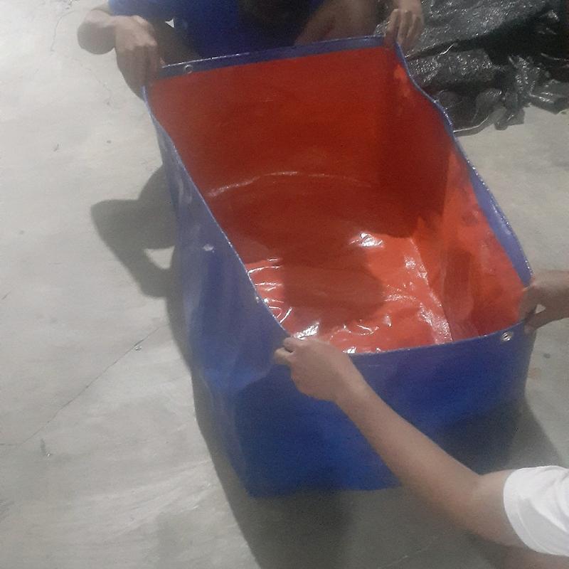 TERPAL KOLAM A20 UK. 100×50×50 KOREA QUALITY + PEMBUANGAN 2