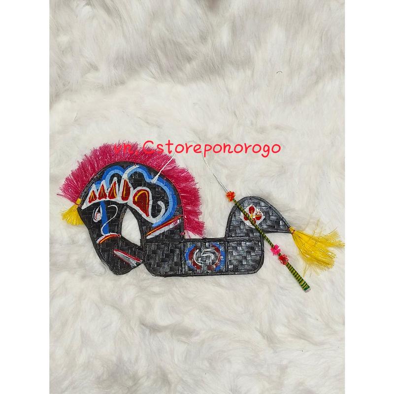 [LSM] JARANAN ANAK + PECUT PAKET MURAH / kuda lumping / kuda lumping anak / kuda pegon / barongan / devil / pecut / cambuk / reog Bambu 5