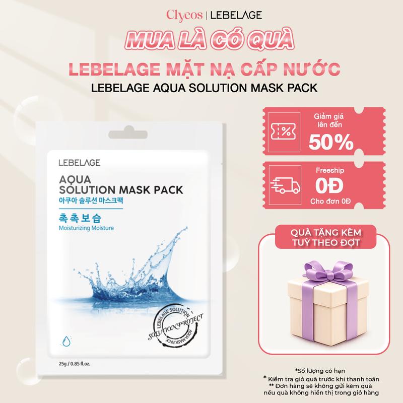 LEBELAGE - Mặt Nạ Dưỡng Da Gạo - Rice Solution Mask Pack / 25g | Clycos Phân…