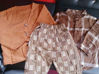 Product Review of Setelan 3 in 1 keeja,outher dan celana Anak Laki-laki  1-5 tahun Katun from M**¥ J**R 1