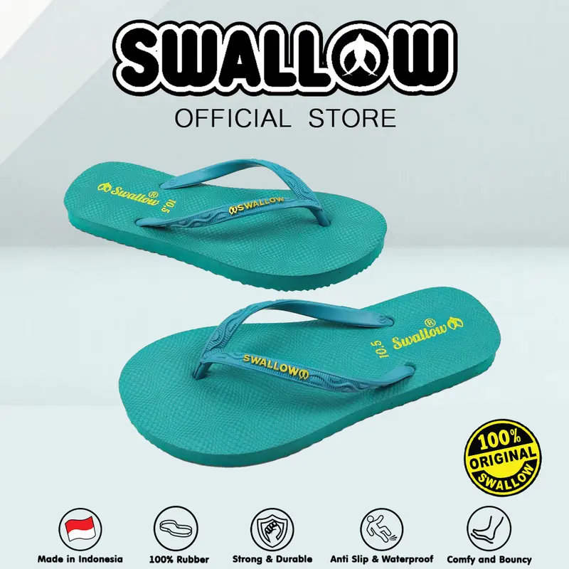 Swallow Sandal Jepit Nice - Sandal Jepit Karet Wanita Dewasa Anti Slip 6