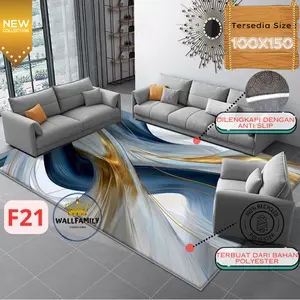 Karpet Eropa Import Polyester 100x150cm (Motif Baru)