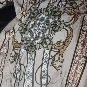 MUMTAZA for Moslem's wear - Couple Zaina Exlusive Series Lebaran Rayon Twill Digital Printing Mewah [ Ready Stok ]