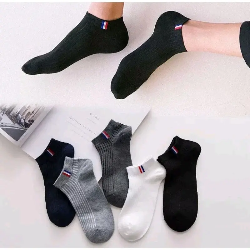 ( francee ) kaos kaki pendek mata kaki pria wanita dewasa