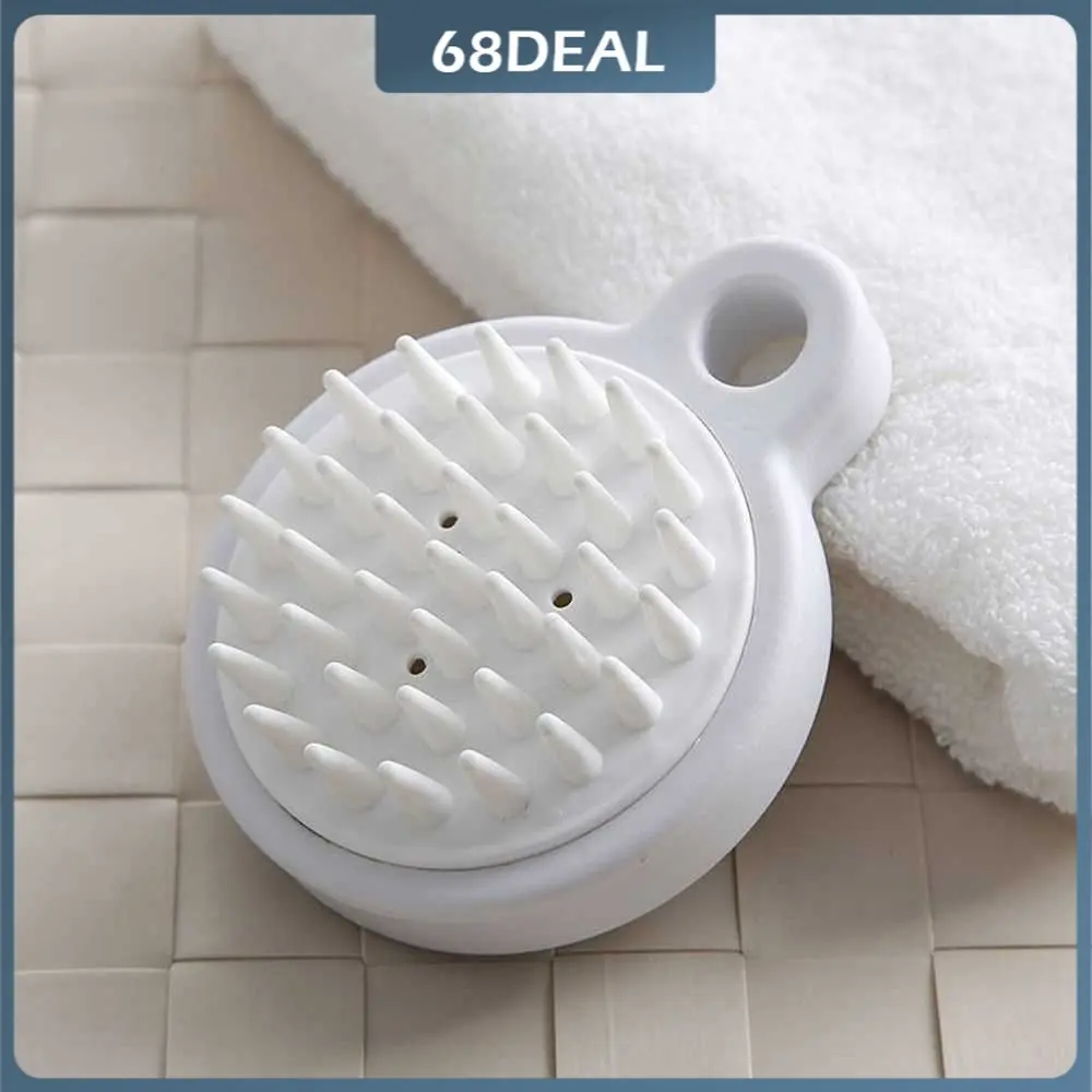 [Johor Stock] Scalp Massager Silicone Soft Shampoo Brush Hair Brush For Hair Care Hair Growth Dandruff Muji