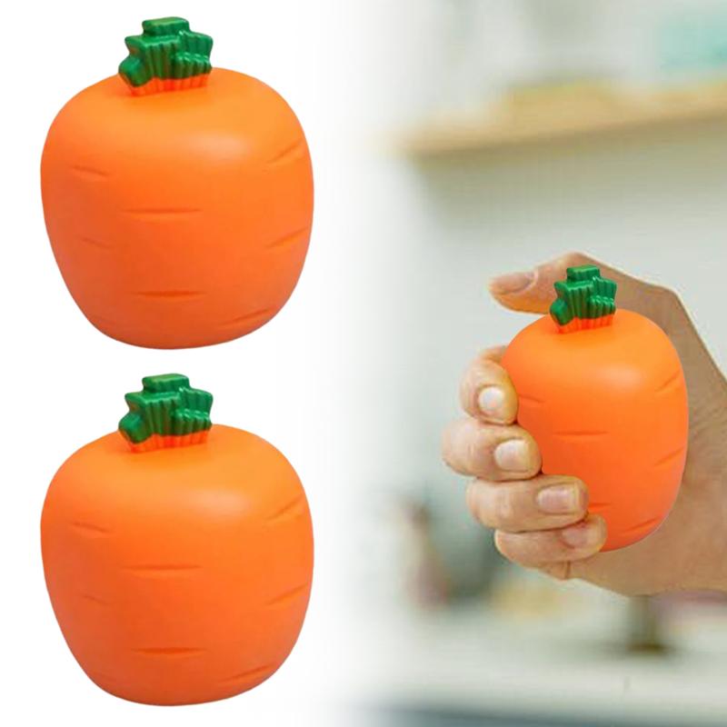 2 PCS Carrot Rabbit Squeeze Cup Stress Relief Pop Up Squeez - TikTok ...