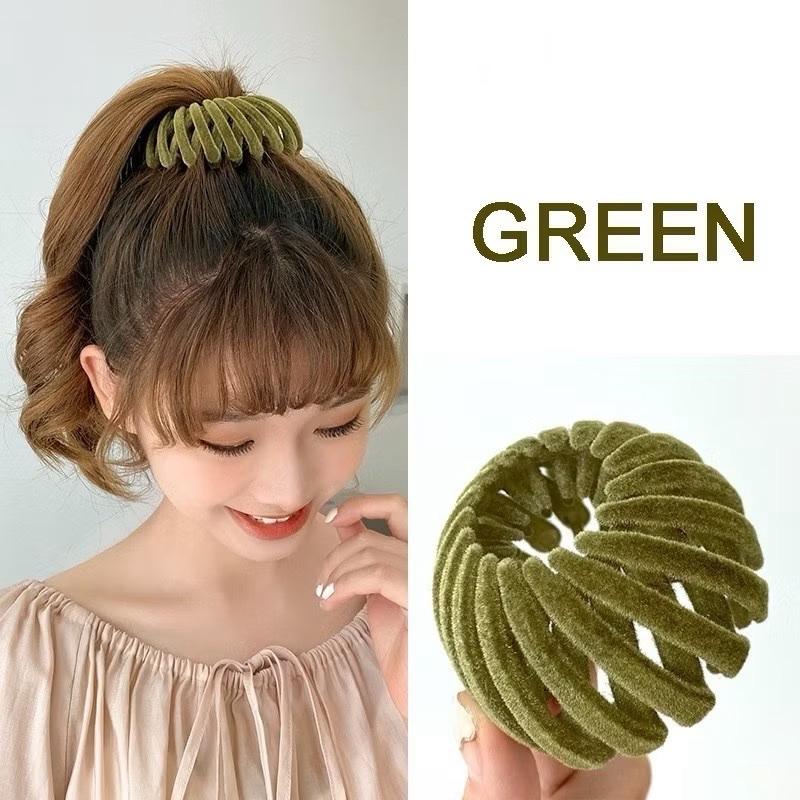 Donat Hairclip / Ikat Rambut Ponytail Korea / Sanggul Rambut Wanita