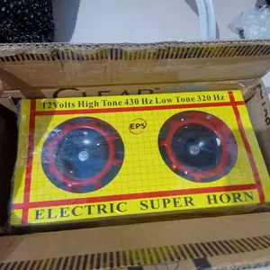 Klakson Mobil Electric Super Loud Car Horn 12V 430Hz 2 PCS HL12 Kendaraan Audio Mobil dengan Suara 110 dB dan Tahan Air