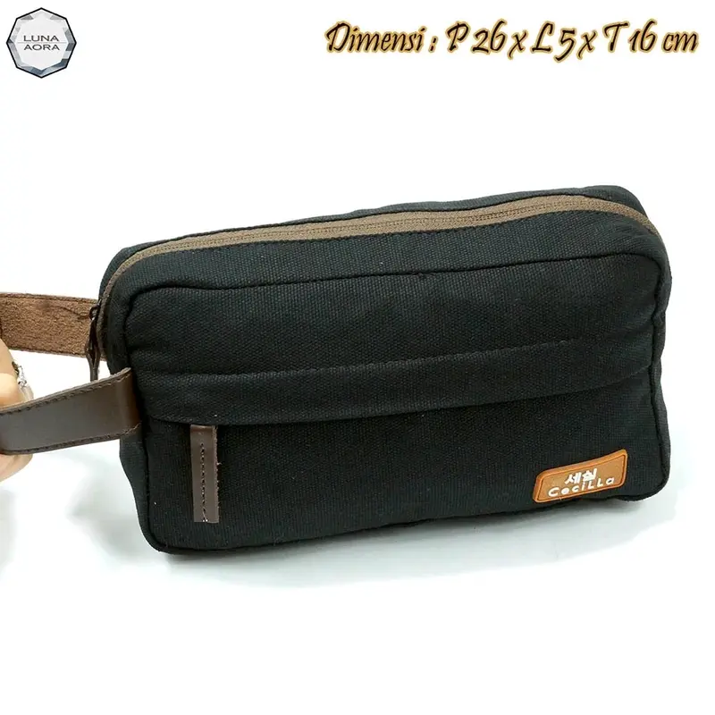 Tas Kosmetik Wanita Kanvas untuk Make Up 3