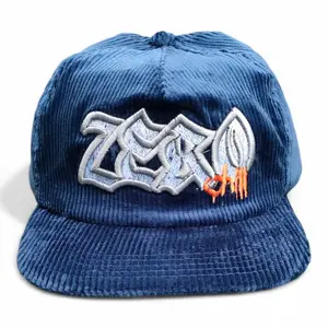 DISKON 50% Topi Snapback Corduroy Bordir Zero Chill - Skena Outfit-vintage