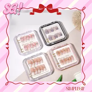 Box Bok Display Tempat Wadah Kotak Kuku Palsu Fake Nails Storage Display Mika Acrylic Akrilik NL067 NL068