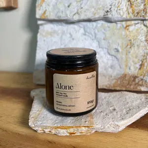 Amber Jar Scented Candle 100gr - Lilin Soywax Aromaterapi
