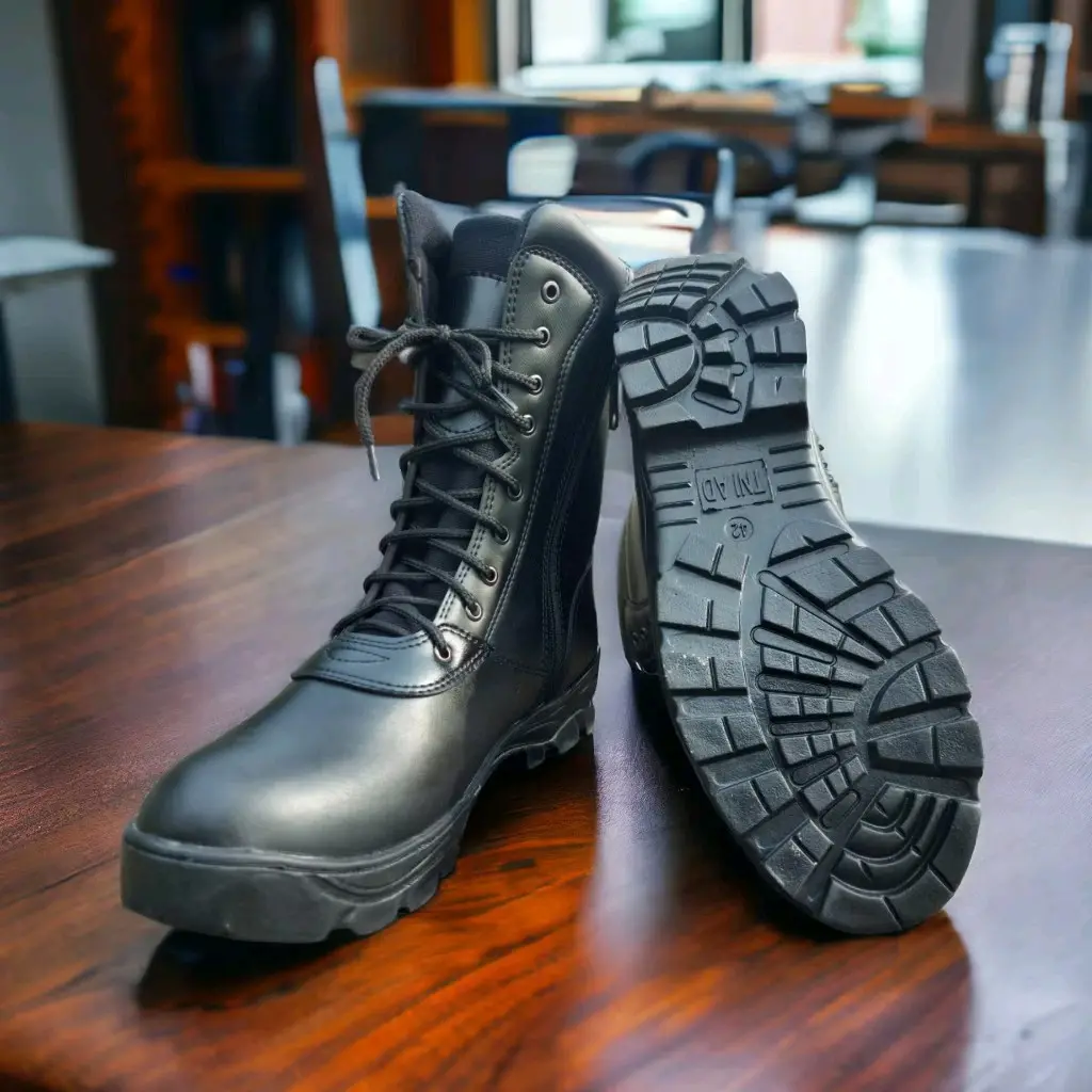 sepatu pdl sfty ujung besi jatah lama termurah Titanium Waterproof Boots Shoes Pria