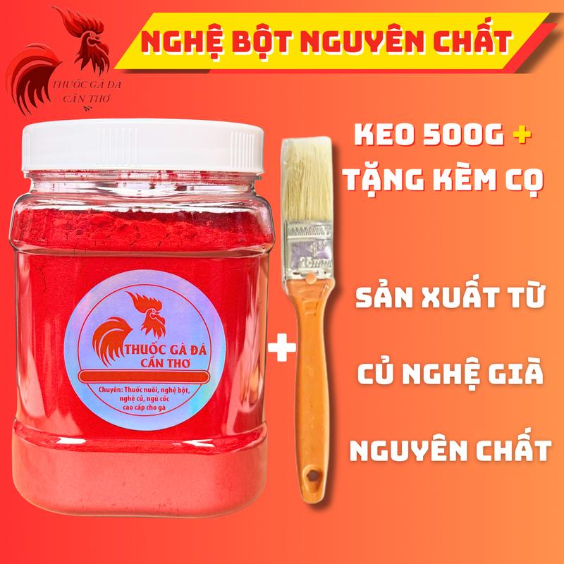 Tặng Cọ Nghệ bột đỏ xà cừ nguyên chất 0.5kg cho gà