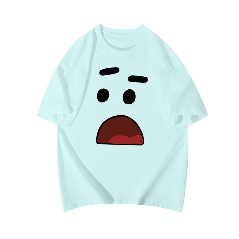 Fatcat - Tshirt SAD FACE BAHAN COTTON COMBED 24S Baju Pria Kaos Nyaman  High Katun Dewasa Lembut Distro Dark Grey Atasan Soft 0
