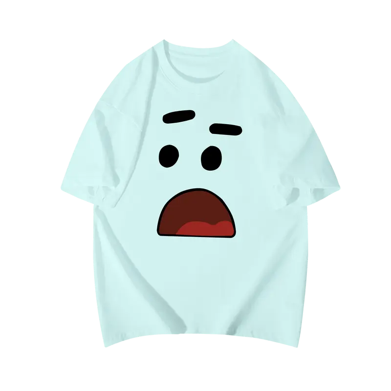 Fatcat - Tshirt SAD FACE BAHAN COTTON COMBED 24S Baju Pria Kaos Nyaman  High Katun Dewasa Lembut Distro Dark Grey Atasan Soft 0