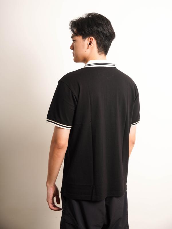 Lormand Polo Basic - Black - 100% Cotton - Polo Shirt 5