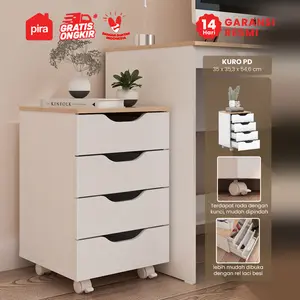 PIRA METROPOLIS OX -  KURO PD Meja Laci / Pedestal