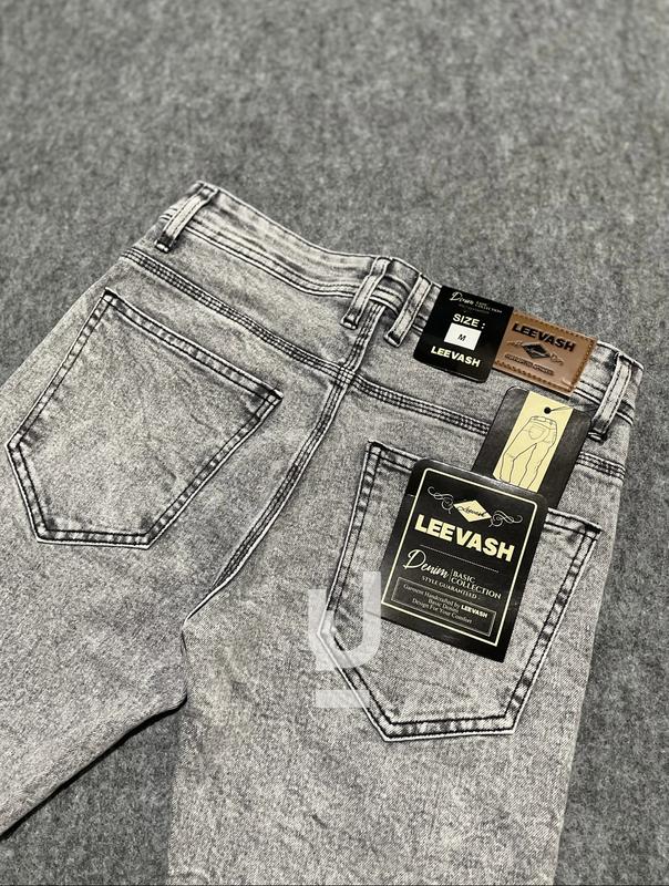 LEEVASH DENIM Celana Jeans Grey Sandwash Original Leevash Denim
