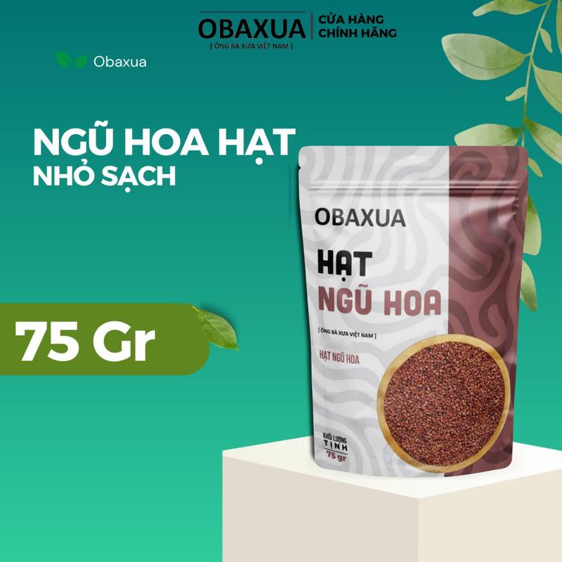  Ngũ hoa hạt Obaxua 75Gr - Hạt ngũ hoa Hạt đình lịch 