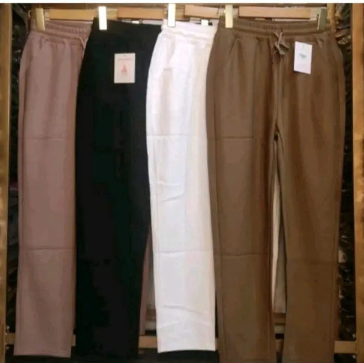 Celana import polos pinggang tali serut pinkdose size 2xl sampai 7xl 0
