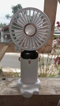 Product Review of SBY Kipas Angin Mini Portable Cas USB 20000mAh Bisa Lipat Leher 5-Speed Wind LED Display Dgn Aromaterapi Ponsel Ponsel from m** l**e 1