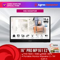 Gambar [READY] MSI MONITOR PORTABLE 16 INCH PRO MP161 E2 IPS FHD 1080P 4MS 60HZ SPEAKER 3Y dari Agres Komputer Official Kota Administrasi Jakarta Utara 1 Tokopedia