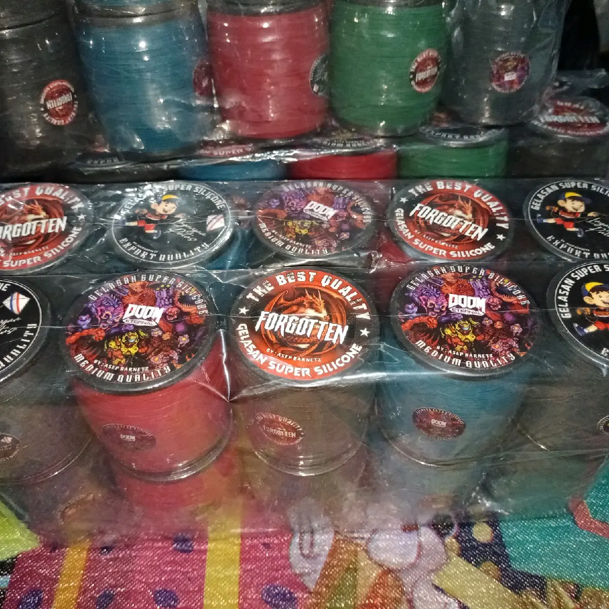 new label Gelasan Size 025 panjang 1500 yard