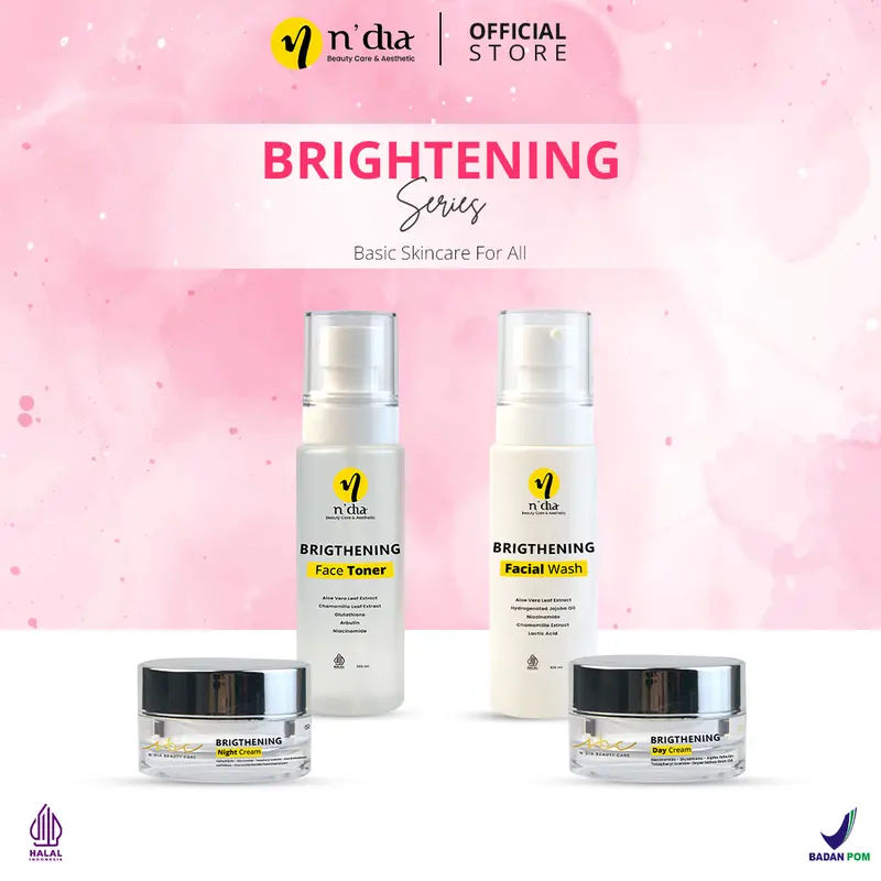 BRIGHTENING BY N'DIA BEAUTY CARE | SKINCARE UNTUK PEMULA & KULIT SENSITIF 0
