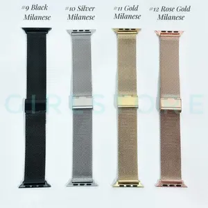 Strap Jam Tangan Untuk SMARTWatch IWO HW 42 44 41 45 49mm Tali Jam Tangan Rantai Strap Stainless Steel iwatch Series 1 2 3 4 5 6 SE 7 8 9
