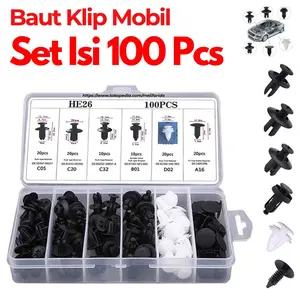 Klip Kancing Pengencang Aksesoris Bumper Spakboard Mobil Universal