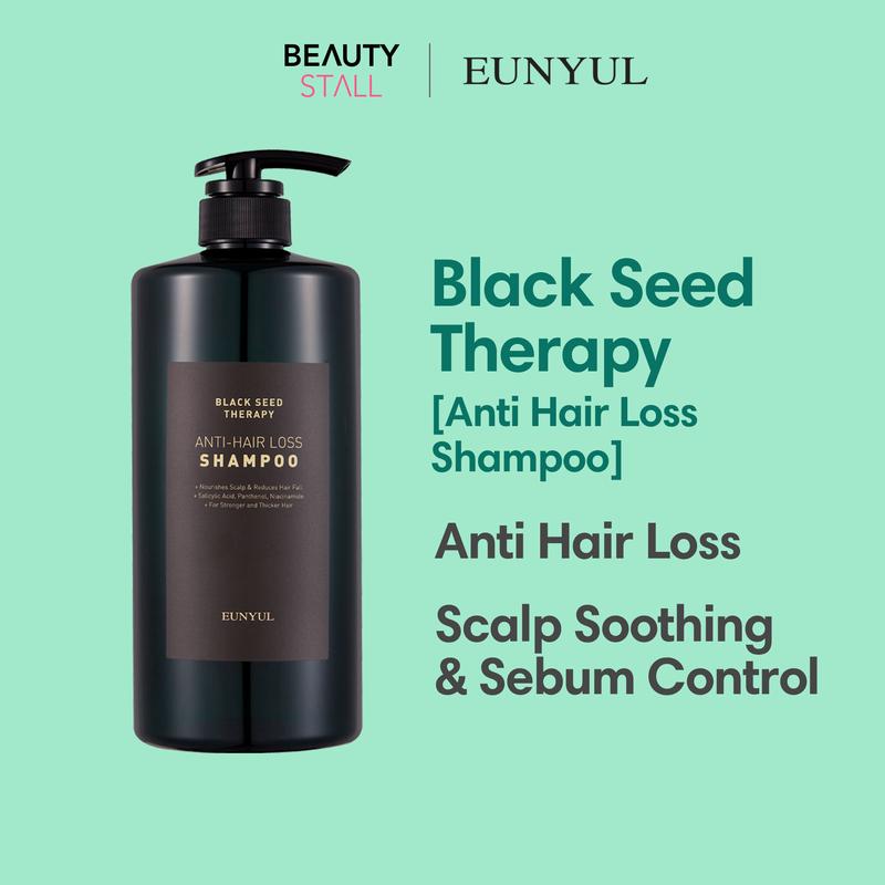 EUNYUL Syampu Anti Gugur Terapi Bijirin Hitam 1000ml | EUNYUL Black Seed Therapy Anti Hair Loss Shampoo 1000ml