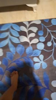 Product Review of RAJA - Karpet Lantai Eropa Anti Slip Bahan Polyester Alas Karet Motif Estetik Karpet Ruang Tamu Modern Carpet from m** s**f 2