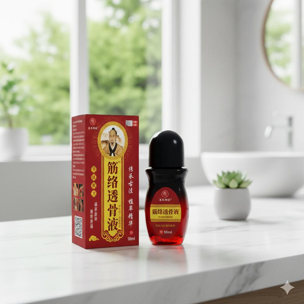 Jinluo CAIRAN JINLUO PEREDA NYERI 50ML - Produk Pereda Nyeri Efektif untuk Penggunaan Sehari-hari dalam Botol 50ML