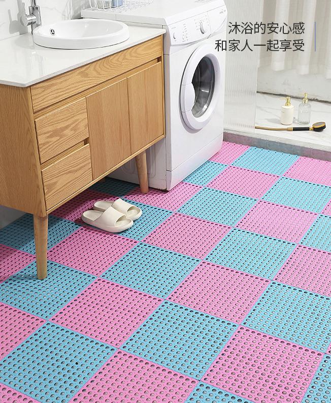 Product Introduction of Bathroom Anti-Slip Mat / Toilet / Anti-Slip Mat / Floor Mat / Bathroom Rubber Floor Tiles with Drain Holes Anti-slip Anti-slip Floor 25