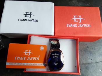 Product Review of DISKON  Evans Jayden Jam Tangan Pria 9953-1 Rantai Stainless Steel Analog Sapphire Glass Water Resistant 5ATM Watches Kaca from i**n 0