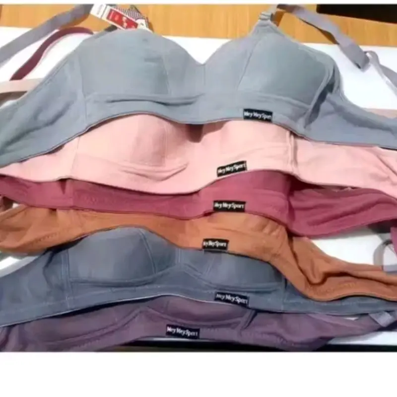 PAKET BRA WANITA 12 PCS BEBAS UKURAN/BRA SPORT TANPA KAWAT/BRA BERKUALITAS 2