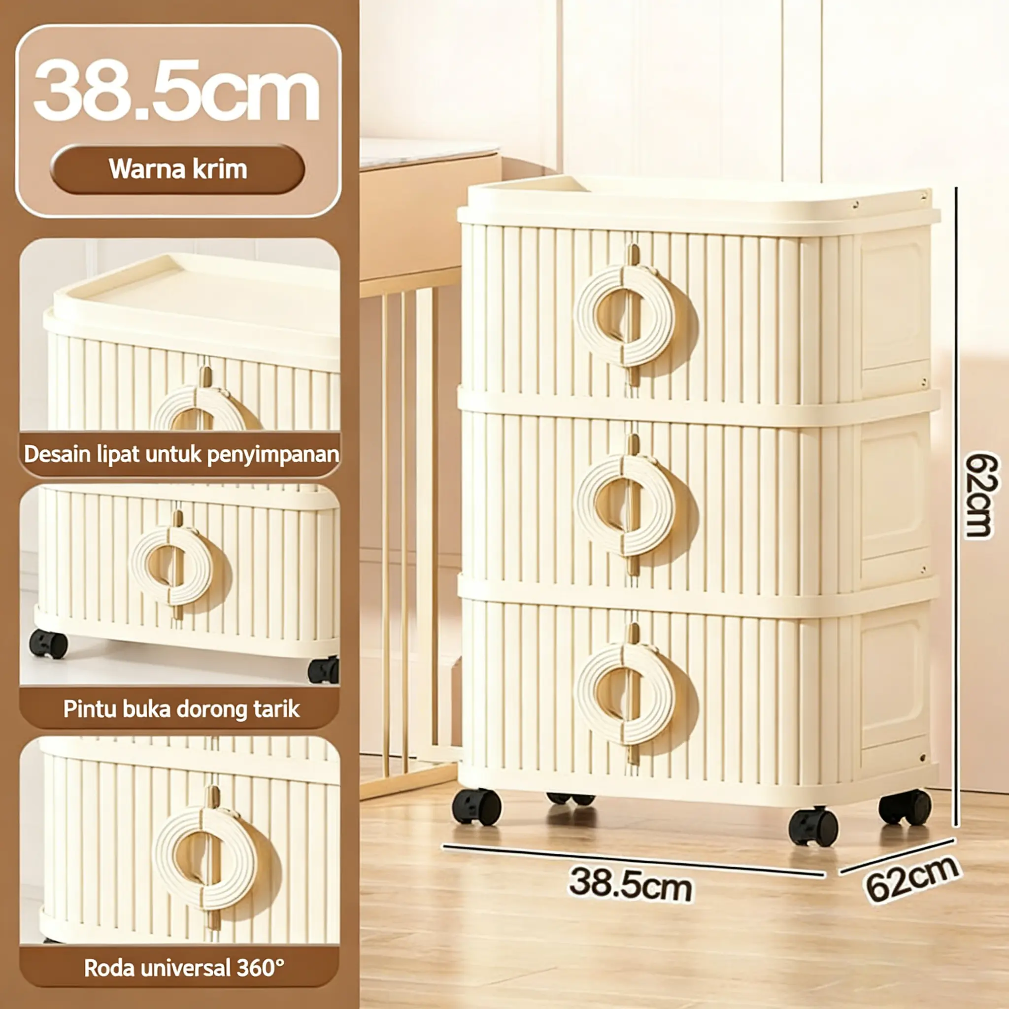 38cm-Warna krim-3 Susun