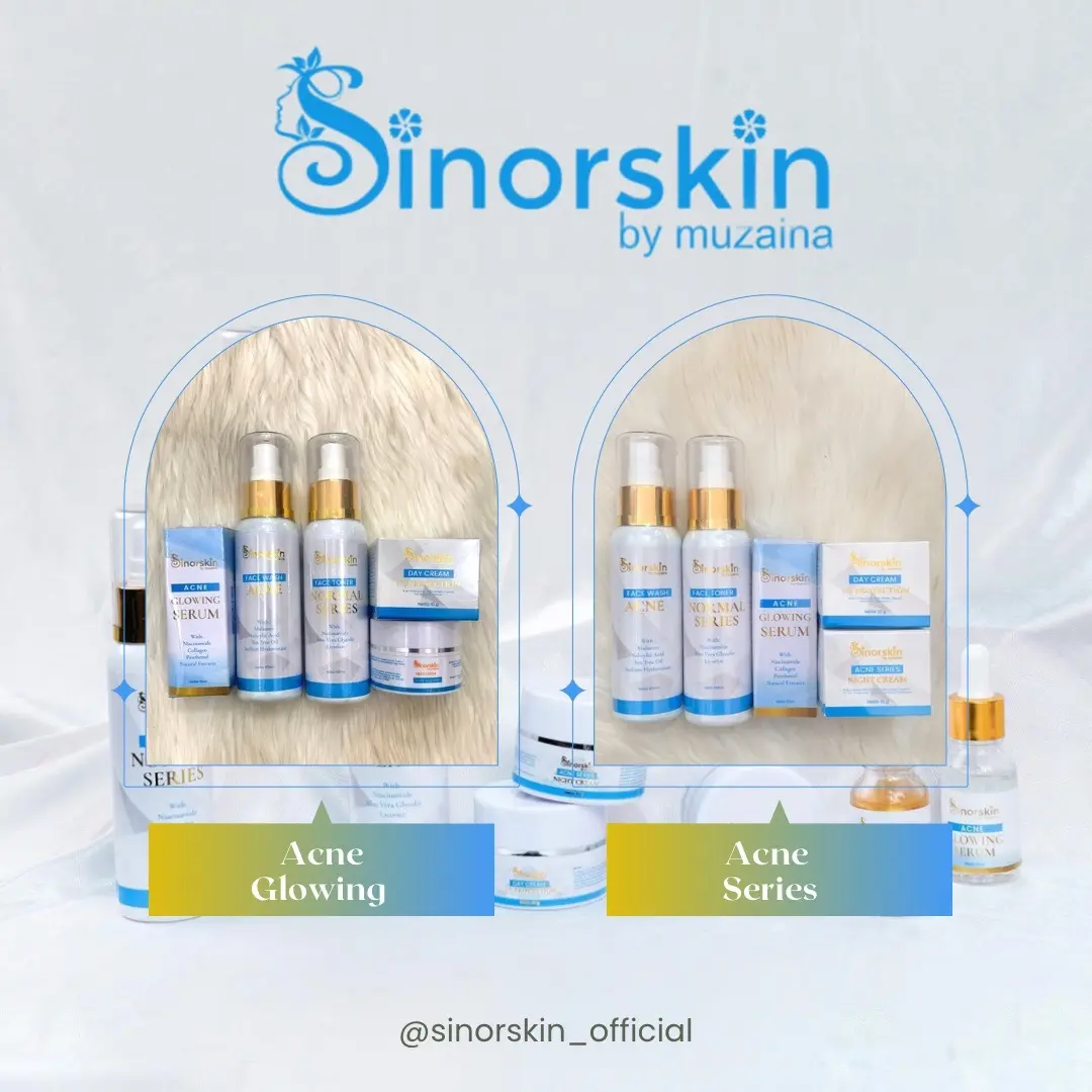 SINORSKIN PAKETAN ACNE BPOM (baca deskripsi)