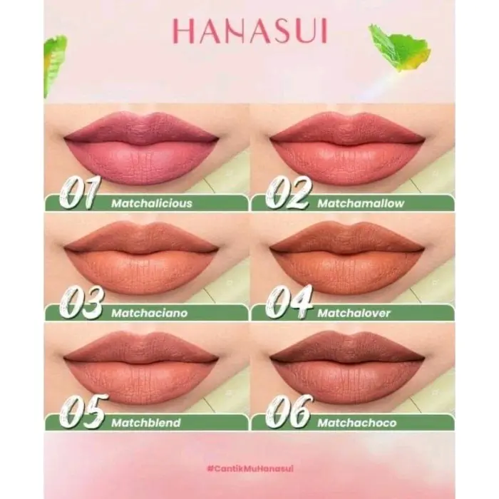 HANASUI LIP CREAM EDITION MATCHA 1