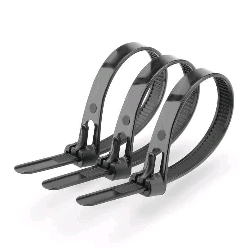 Kabel Ties Pengikat Barang Bisa Dibuka Dipakai Digunakan Ulang 25cm 30cm Tebal 8mm Klem Cable Reusable 100pcs 2