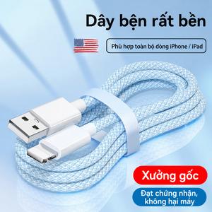 Cáp sạc nhanh iPhone PD 30W, cáp bện chắc chắn truyền dữ liệu nhanh, phù hợp với iPhone 6, 7, 8, X, 11, 12, 13, 14
