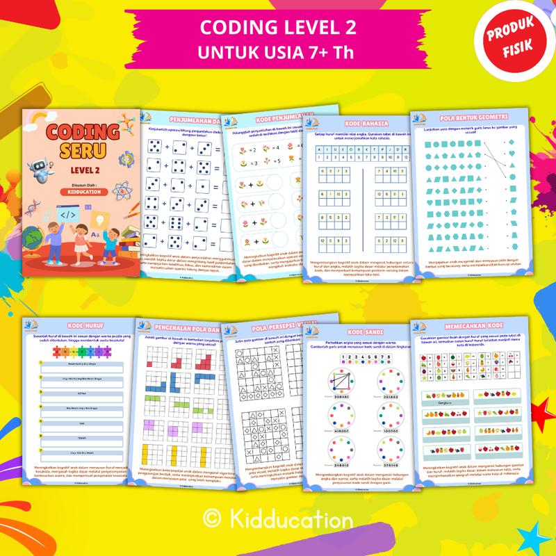 Buku Coding Anak SD Kelas 3+ Worksheet Belajar Algoritma Kompleks ...