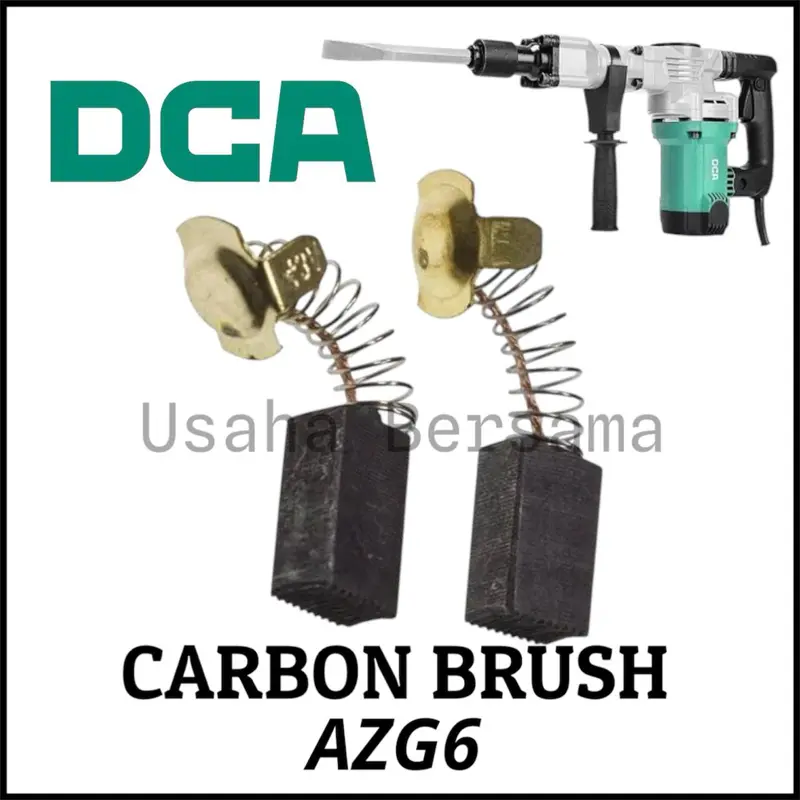 Brostel DCA Carbon Brush Mesin Jack Hammer DCA AZG6 Bostel Kul Kull CB Mesin Bor Bobok Beton DCA AZG 6 Coal Sepul Arang Buster Areng Demolition Hammer DCA AZG-6