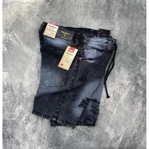 Grandisk Celana Jeans Pendek Sobek Pria Bermuda Distro Premium