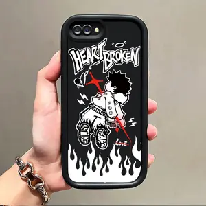 Casing Hp Untuk OPPO A5 A3s A12E Realme C1 Casing Hp Kasing Kesing Cesing Softcase Case Casing ponsel kartun kreatif silikon Anti-Sidik Jari Tahan guncangan Gores