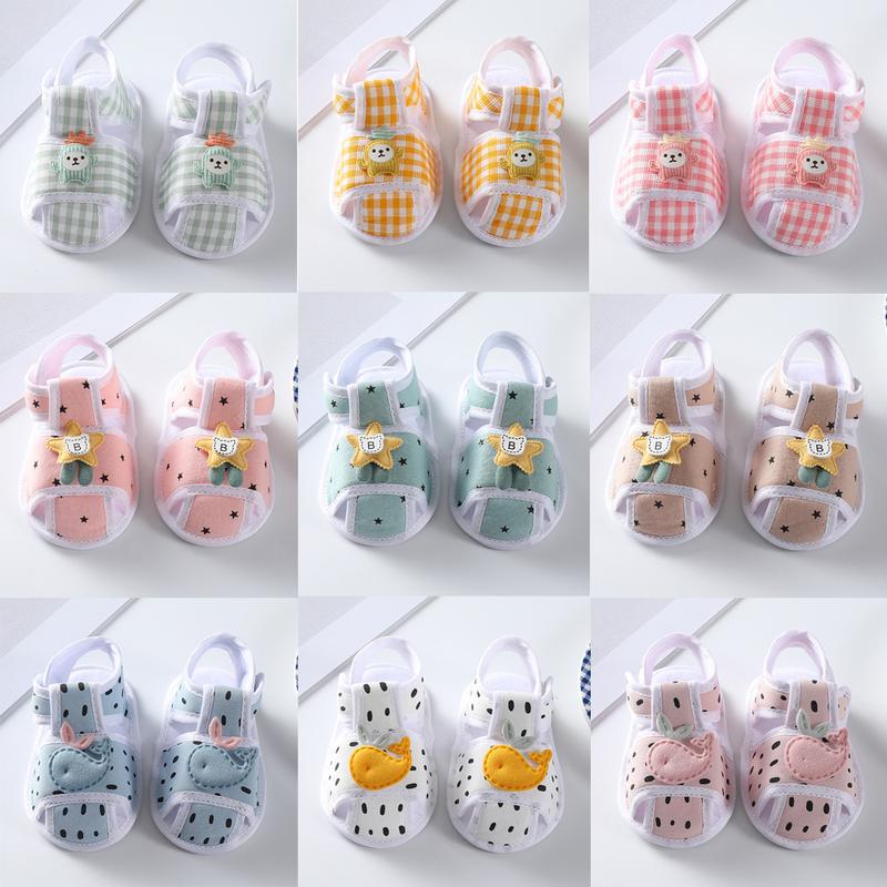 Giày Em Bé Đế Mềm Chống Trượt, Cho Bé Trai Và Bé Gái, Thích Hợp Cho Trẻ Sơ Sinh Tập Đi Và Học Đi Bộ, Giày Sandal, Cho 0-12 Tháng